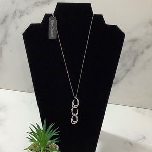 NWT- Eliot Danori- Silvertone Necklace